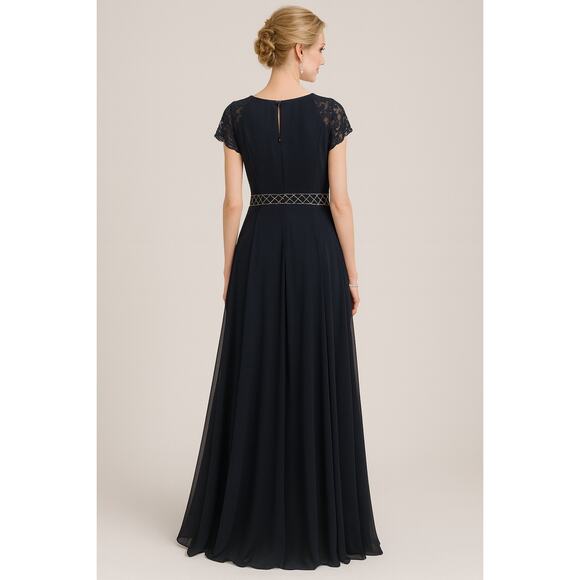 Joanna Hope Navy Beaded Gown - Size 30 - Picture 2 of 16